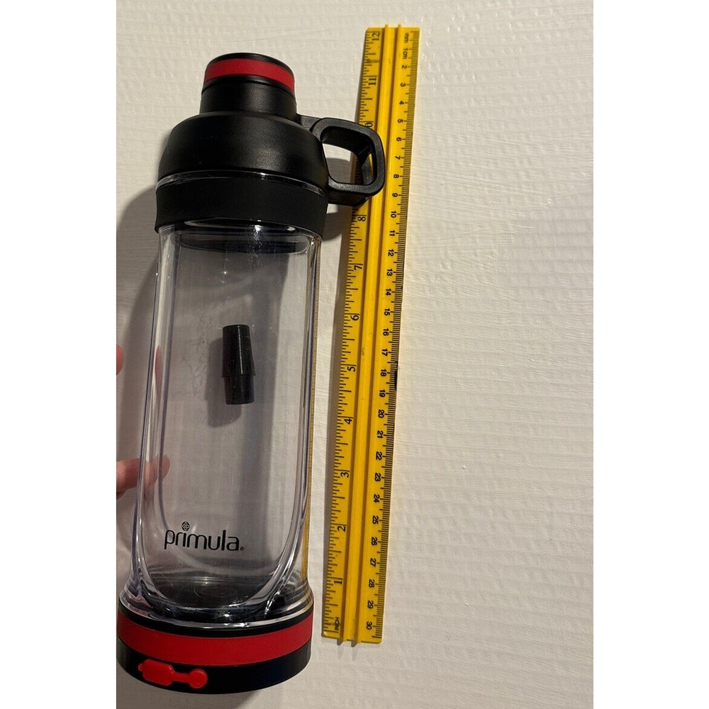Primula Stash-In 16 oz. Tritan Hold Water Phone Storage Bottle Red Black - Picture 6 of 8